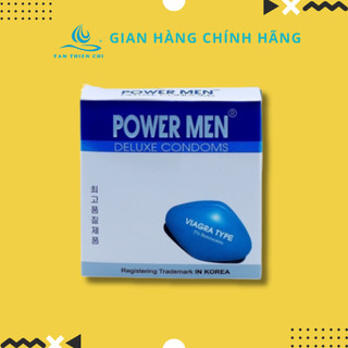 Bao cao su Powermen Viagra kéo dài hộp 3 cái