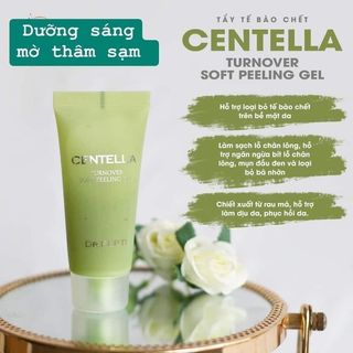 Tẩy da Chết Chiết Xuất Rau Má Dr.Pepti Centella Turnover Soft Peeling Gel 30ml