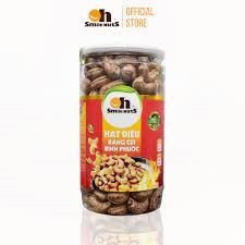 Hạt Điều Vỏ Lụa OH SMILENUTS  Rang Củi Bình Phước 500gram