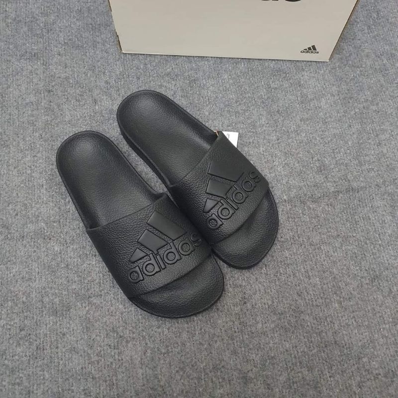 Dép đúc Adidas Aqua logo nổi chính hãng