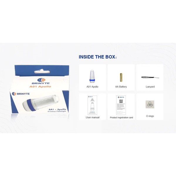 Đèn pin Brinyte A01 Apollo