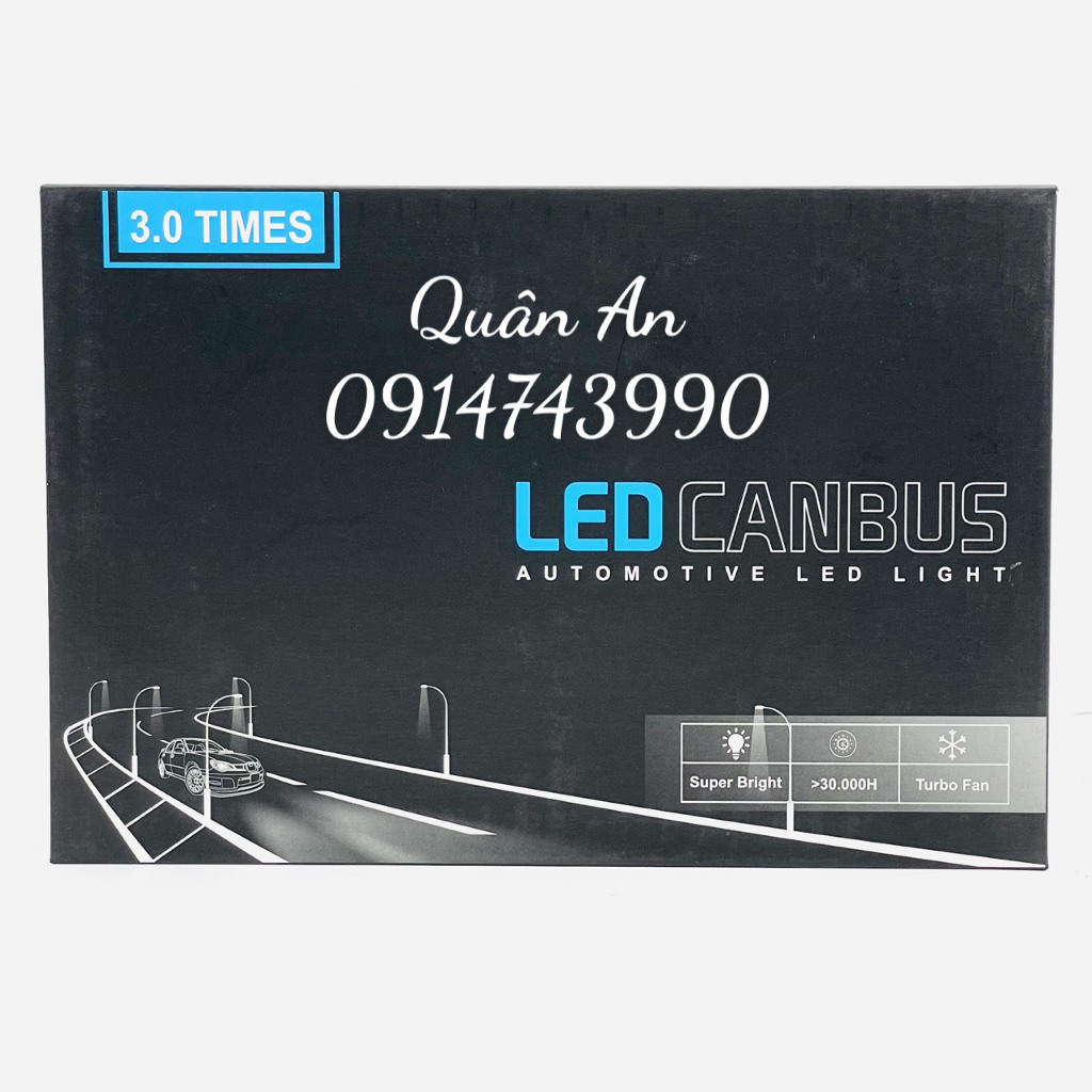 Bộ đèn pha / cos ô tô GPNE Led Canbus O3 18.000LM chân H4 12V 110W, H16 12V 150W công suất cao, siêu sáng, chống nước