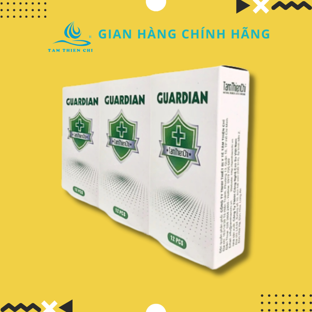 Bao cao su giá rẻ Tâm Thiện Chí Guardian mỏng trơn combo 36 cái
