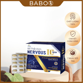 Bổ não nervous ic new - hỗ trợ giảm tê bì chân tay