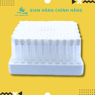 Ống nhựa PS trắng trong suốt Hồng Thiện Mỹ 5ml có nắp đế mút hộp 100 cái