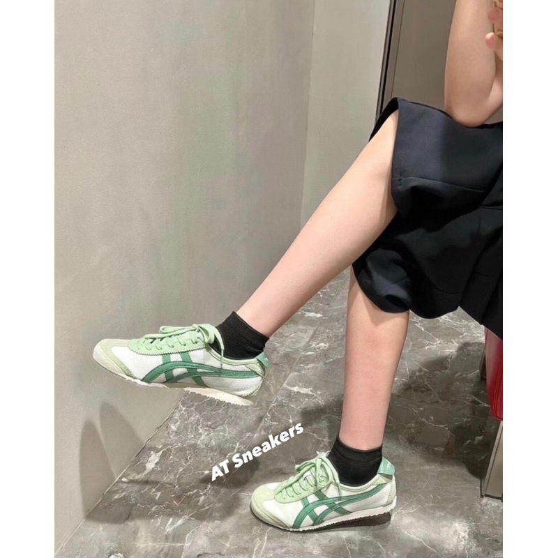 Giày Tiger xanh matcha