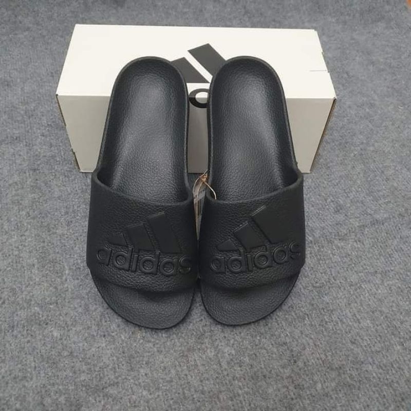 Dép đúc Adidas Aqua logo nổi chính hãng