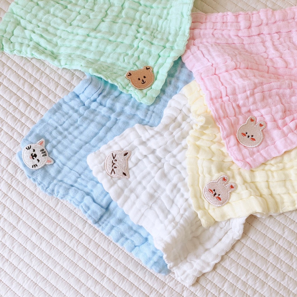 Khăn Sữa, Khăn Tắm 6 Lớp MONONA Kháng Khuẩn Cho Bé