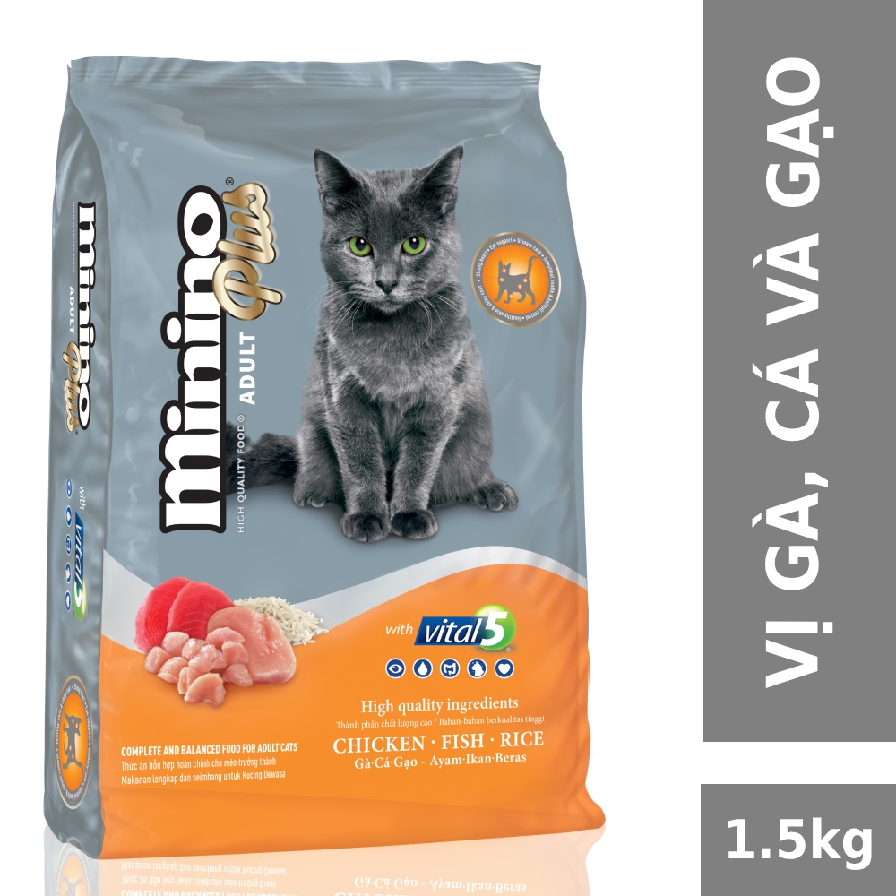 Thức ăn cho Mèo MININO túi 1.5kg