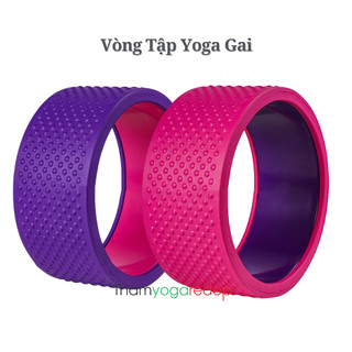 Vòng tập yoga gai cao su hỗ trợ tập yoga bản 15cm,chất liệu nhựa abs cao cấp, hỗ trợ tập yoga và massage tại nhà