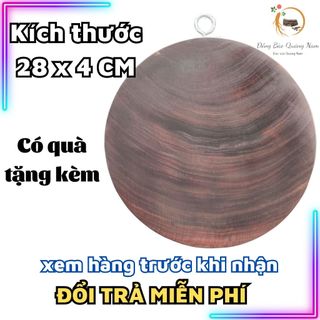  Thớt gỗ nghiến 27 và 30cm thớt gỗ kháng khuẩn không tâm thớt gỗ nghiến Tây Bắc băm chặt thái nhà bếp thớt gỗ teak 