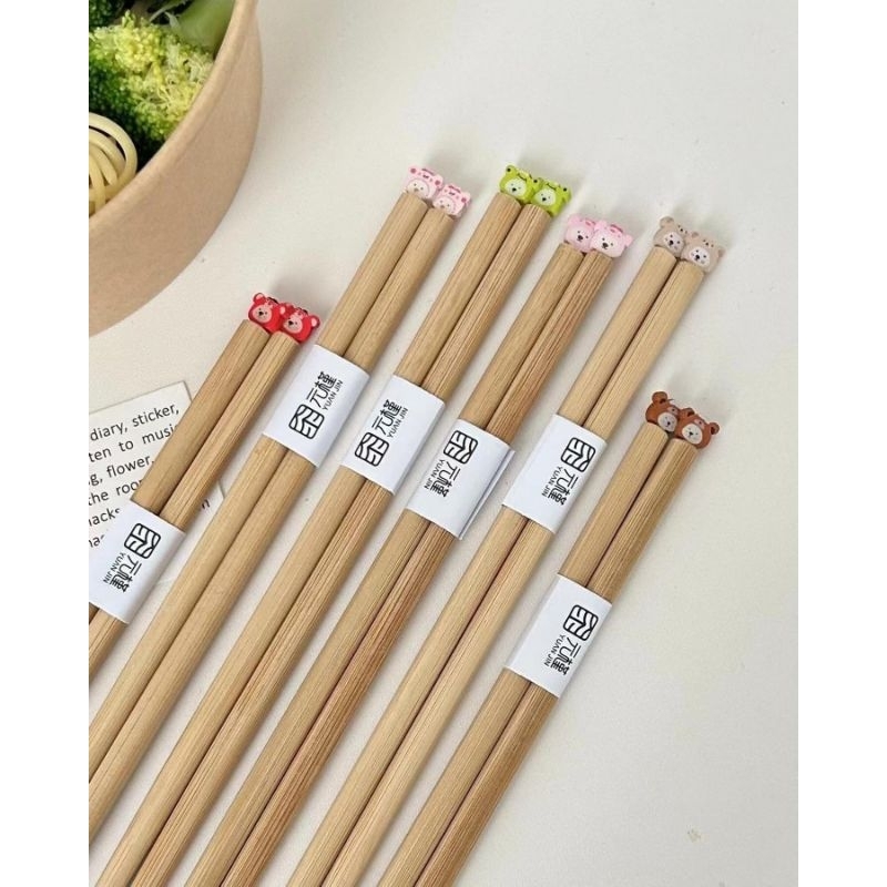 Đũa Gỗ Nhân Vật Hoạt Hình Dễ Thương - DC1218-1 - BCorner