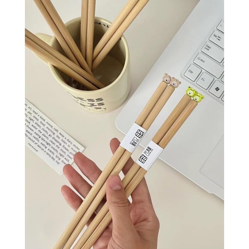 Đũa Gỗ Nhân Vật Hoạt Hình Dễ Thương - DC1218-1 - BCorner