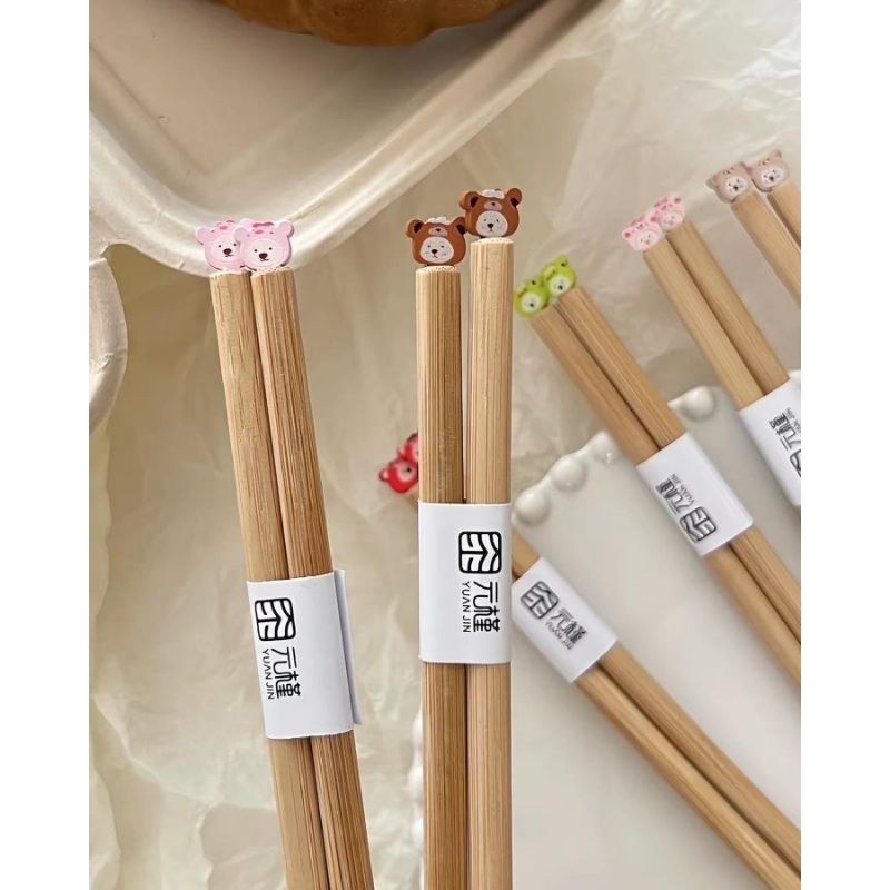 Đũa Gỗ Nhân Vật Hoạt Hình Dễ Thương - DC1218-1 - BCorner