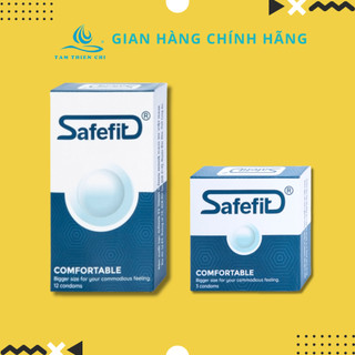 Bao cao su SafeFit Comfortable size vừa 52mm ôm sát Tâm Thiện Chí