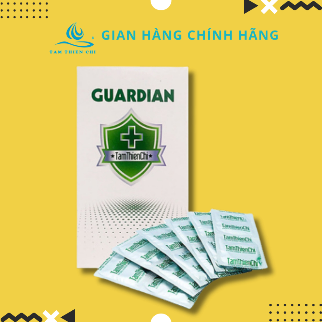 Bao cao su Tâm Thiện Chí Guardian mỏng trơn hộp 12 chiếc