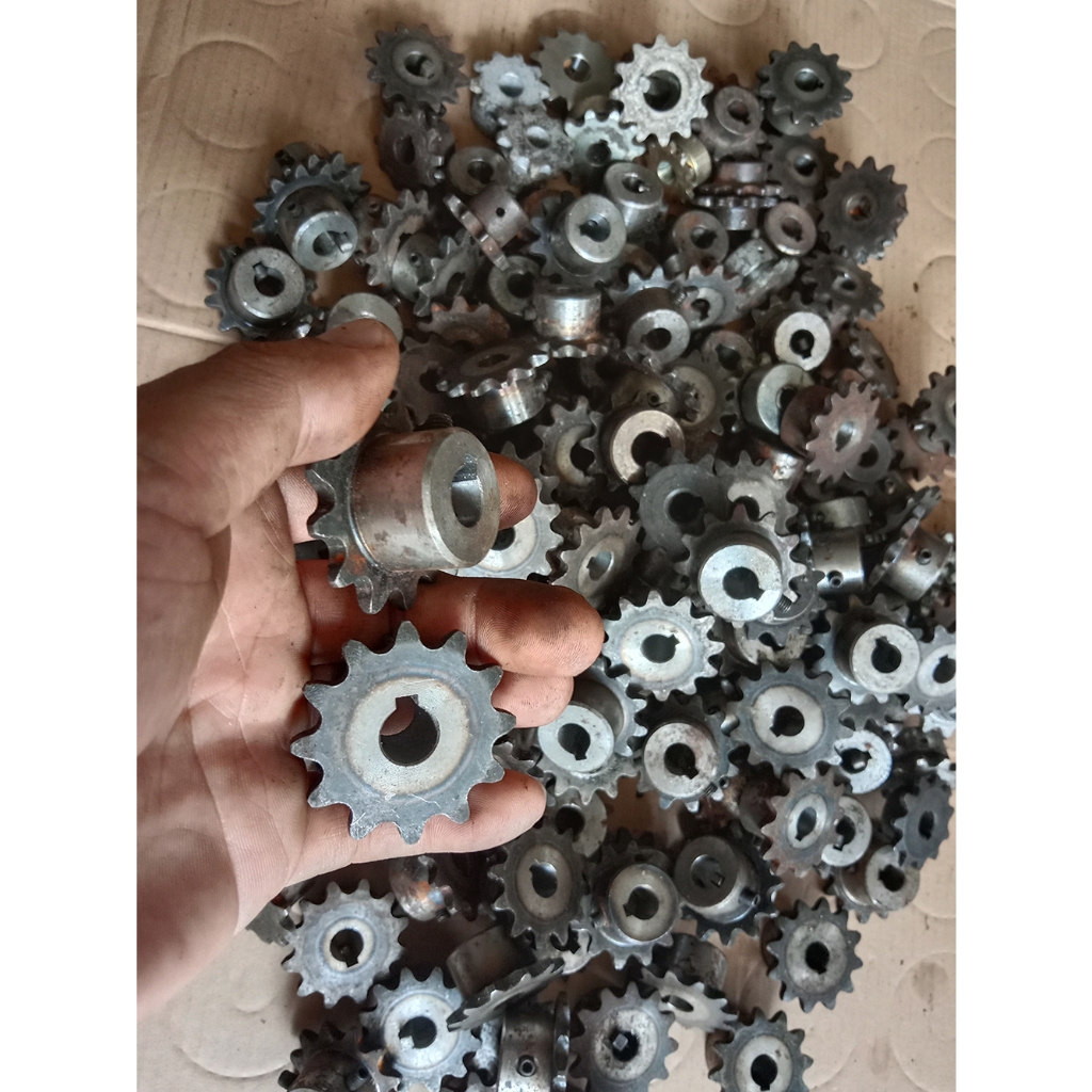 Nhông sên mini Chế Que Xiên Nướng, Chế Máy Nướng Thịt, Lắp cho động cơ