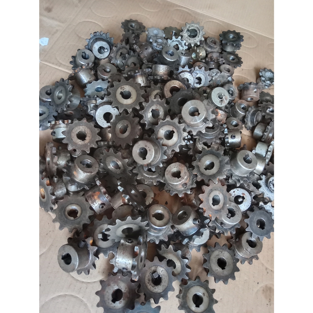 Nhông sên mini Chế Que Xiên Nướng, Chế Máy Nướng Thịt, Lắp cho động cơ