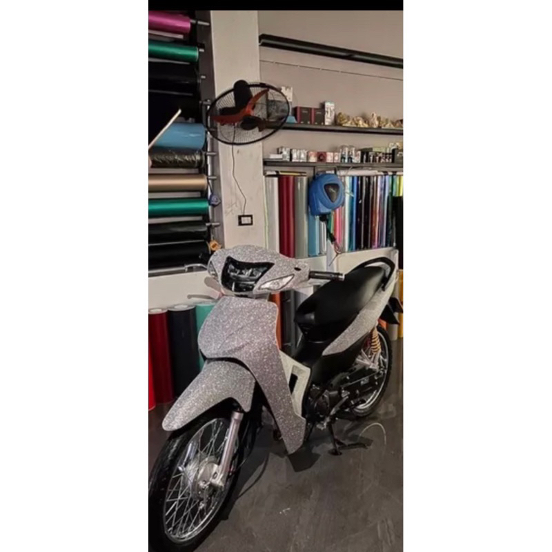 DECAL GIẤY KIM TUYẾN LẤP LÁNH CAO CẤP .50x20cm