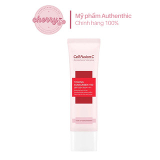 Kem chống nắng nâng tone da Cell Fusion C Toning Sunscreen 100 SPF50+ PA++++