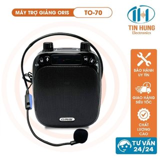 Loa trợ giảng ORIS T0-70 tích hợp Reverb giúp giọng trong, mượt hơn, máy trợ giảng chính hãng công suất lớn BH 12 tháng