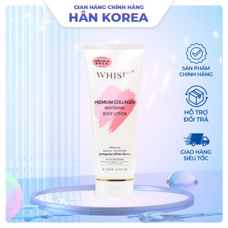 Kem dưỡng thể trắng da, chống nắng whisis 200ml - hân korea