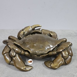 Gạt tàn con cua bằng đồng
