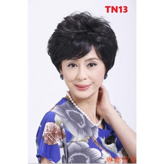 Tóc giả nữ ngắn trung niên, tặng lưới chụp TN13 (Sỉ 120k)