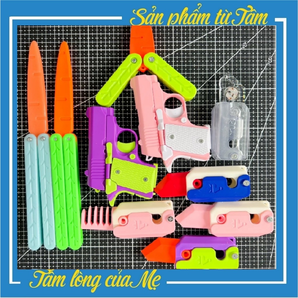 Đồ Chơi Dao Và Lược Cà Rốt Trọng Lực 3D Độc Đáo Vô Tri Giảm Cẳng Thẳng Street