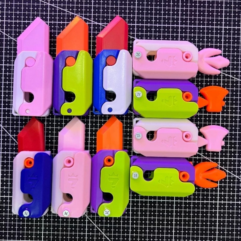 Đồ Chơi Dao Và Lược Cà Rốt Trọng Lực 3D Độc Đáo Vô Tri Giảm Cẳng Thẳng Street