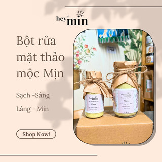 Bột rửa mặt thảo mộc trắng da 100g HandMade