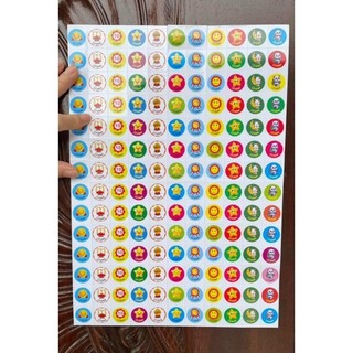 Sticker ngôi sao nhiều màu