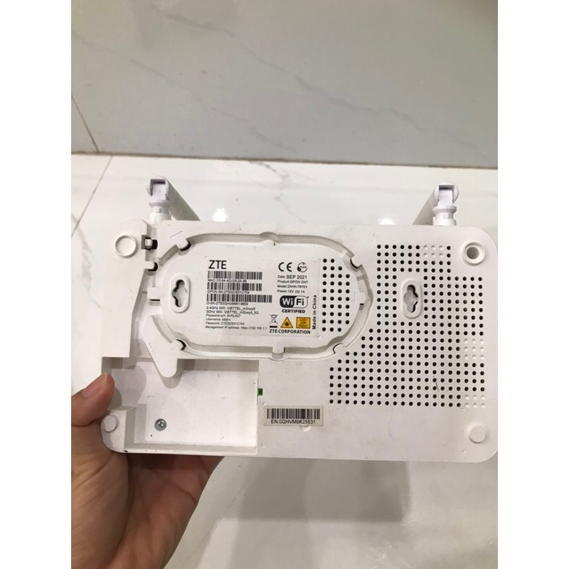 Modem 2 băng tần F670Y 5G và 2.4G kèm nguồn 12V1A