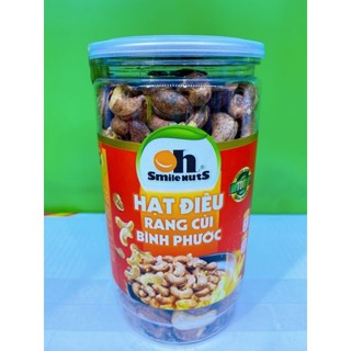 Hạt Điều Vỏ Lụa OH SMILENUTS  Rang Củi Bình Phước 500gram