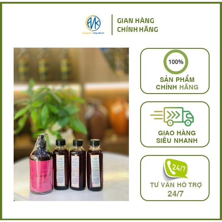 Dầu gội thảo dược Hiền Bùi, hết rụng tóc, kích mọc nhanh, sạch gàu nấm ngứa