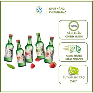 Chin Soju các vị hoa quả Chính Hãng, Soju Hoa Quả Cực Kỳ Nổi Tiếng Với Vị Thanh Khiết Và Thơm Ngon