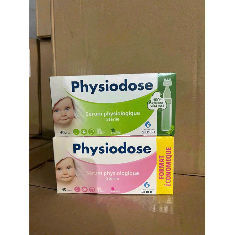 Nước muối sinh lý Pháp Physiodose hộp 40 ống