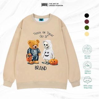 Áo sweater haley hs30 unisex nam nữ phong cách hàn quôc form rộng chất nỉ bông nỉ lông cáo dày dặn