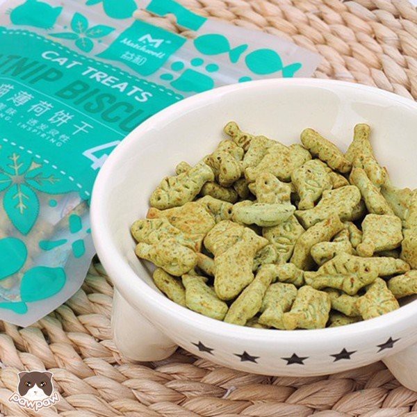 Bánh quy cá catnip cho mèo 40g - Bánh thưởng tiêu búi lông cho mèo