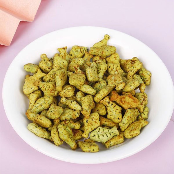 Bánh quy cá catnip cho mèo 40g - Bánh thưởng tiêu búi lông cho mèo