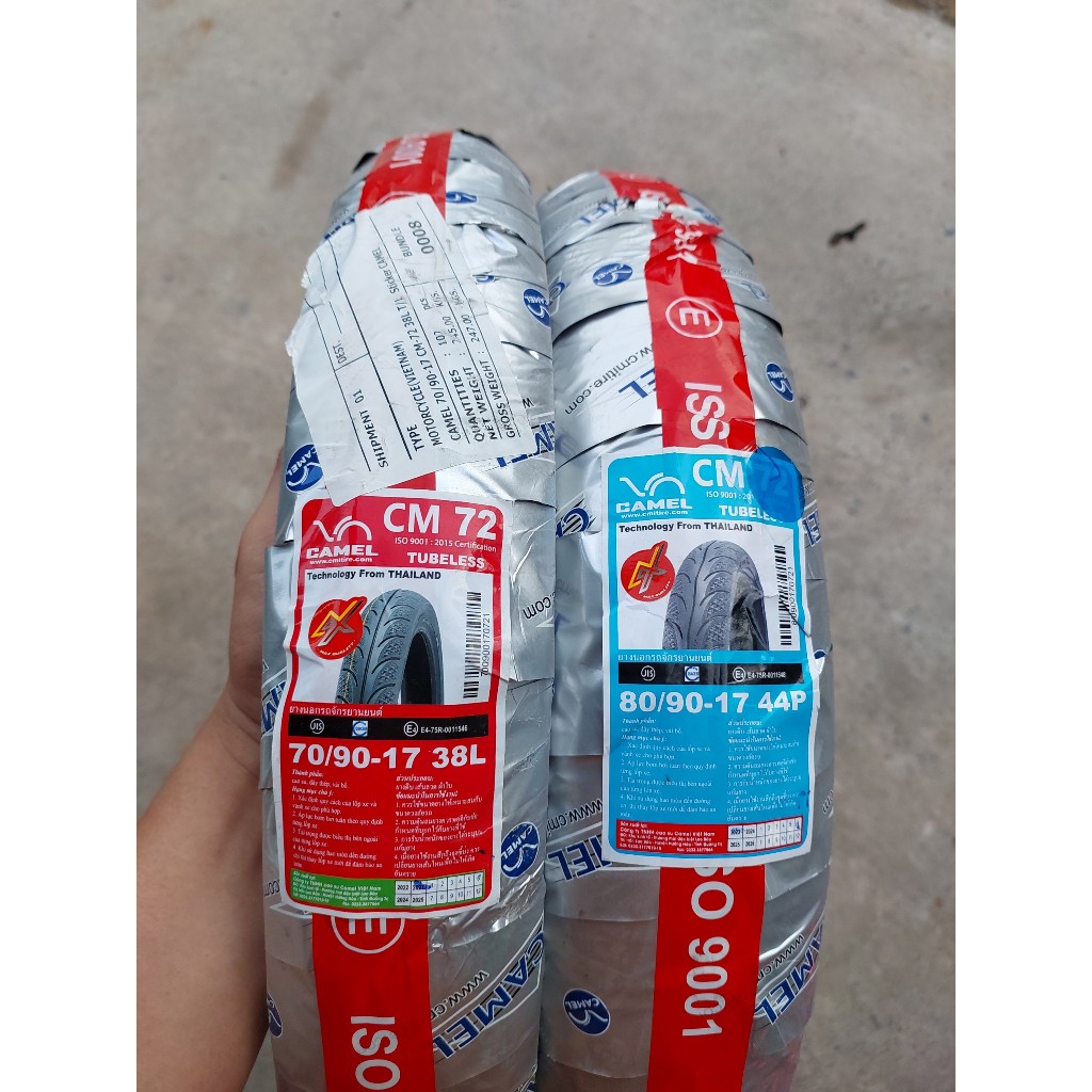 Vỏ Lốp Camel Gai Kim Cương 3D xe Exciter,Jufiter,Si,Wave,Future.