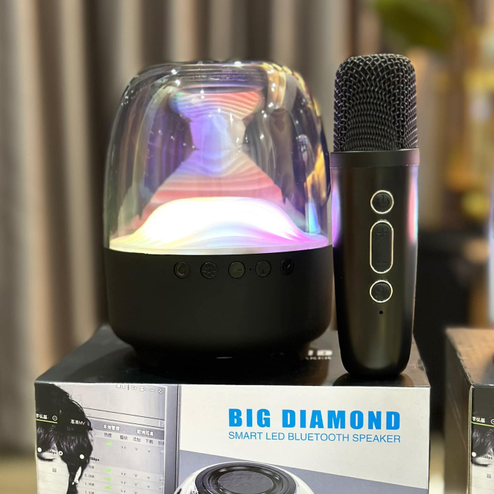 Loa Bluetooth Karaoke L28 Kèm Mic Không Dây Bass Mạnh Âm Thanh Rõ, Full Box- TECHHIGH