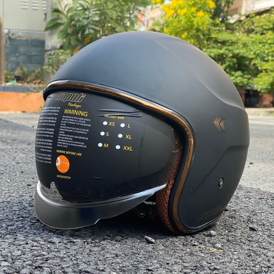 Nón bảo hiểm napoli kính âm chính hãng có bảo hành 12 tháng tại nhà sản xuất