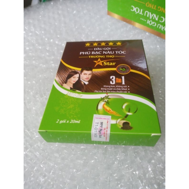 CHÍNH HÃNG DẦU GỘI THẢO DƯỢC  PHỦ BẠC TÓC  NÂU NHÂN SÂM HÀ THỦ Ô ÓNG MƯỢT CHẮC KHỎE