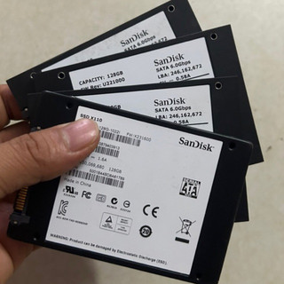Ssd 2.5 120GB, 128GB Sandisk /wd. sức khoẻ tốt.Tặng dây sata