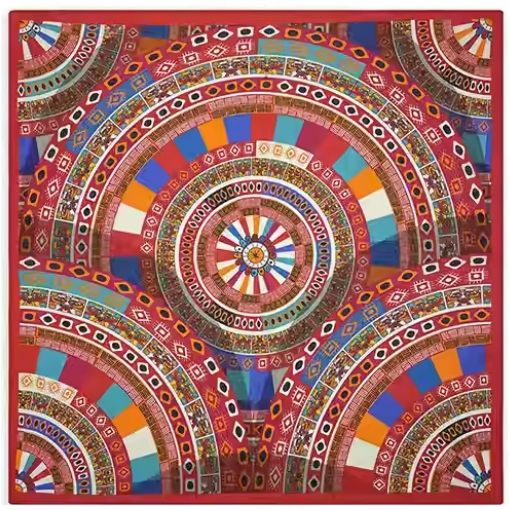 Khăn bandana cotton vintage - Khăn hoa văn thổ cẩm