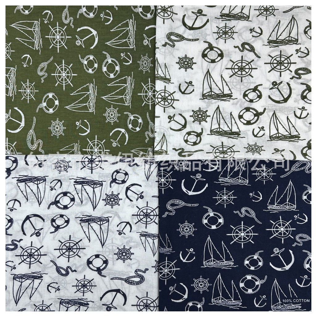 Khăn bandana cotton vintage - Khăn hoa văn thổ cẩm