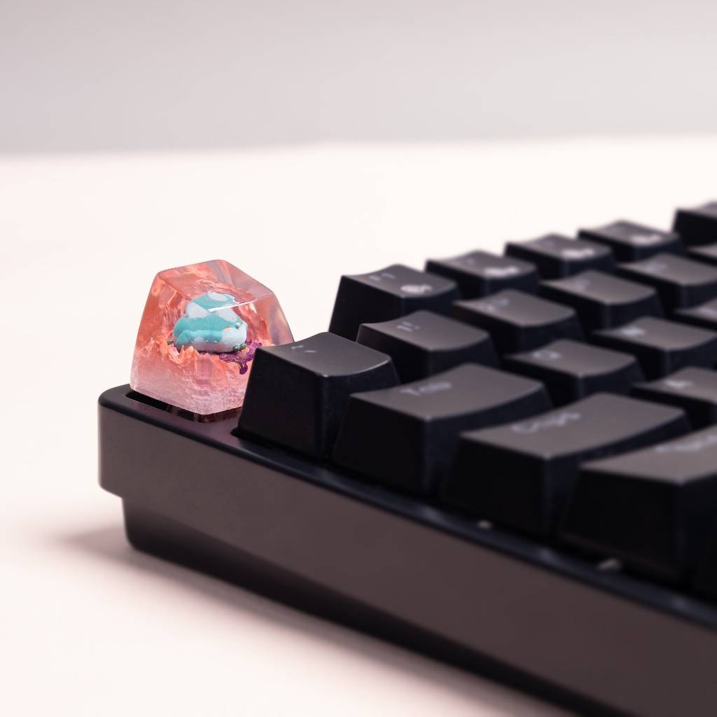 Keycap  Genshin Impact Cute Alatus Xiao Bird,nút bàn phím cơ ,artisan keycap