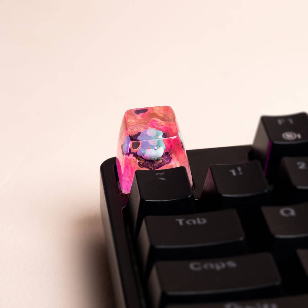 Keycap  Genshin Impact Cute Alatus Xiao Bird,nút bàn phím cơ ,artisan keycap