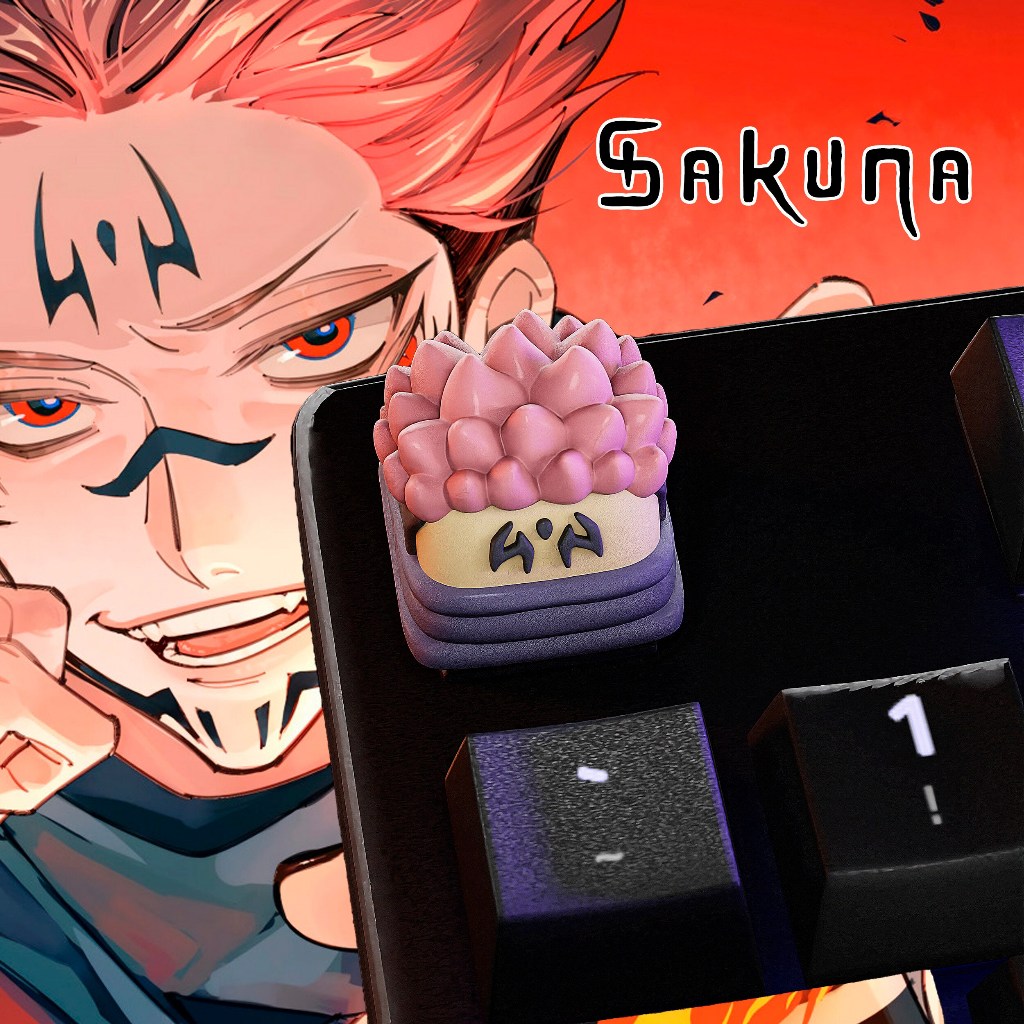 Keycap Artisan Jujut.su Kai .shen,nút bàn phím cơ,artisan keycap